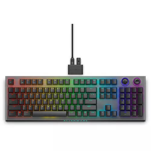 Alienware Tri-Mode AW920K keyboard Gaming USB + RF Wireless + Bluetooth Grey