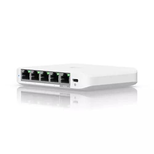 Ubiquiti UniFi Flex Mini 2.5G Managed 2.5G Ethernet (100/1000/2500) Power over Ethernet (PoE) Desktop White