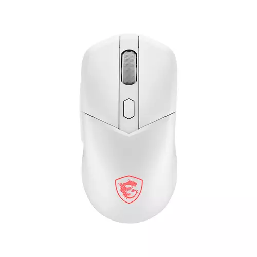 MSI VERSA 300 Wireless White mouse Gaming Ambidextrous RF Wireless + Bluetooth + USB Type-A Optical 8000 DPI