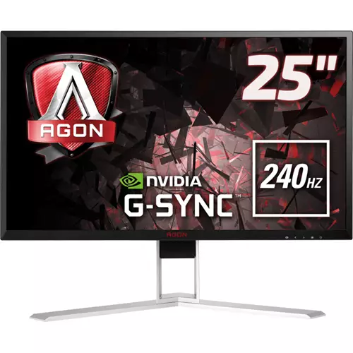 AOC AGON 1 AG251FG computer monitor 62.2 cm (24.5") 1920 x 1080 pixels Full HD LED Black Red