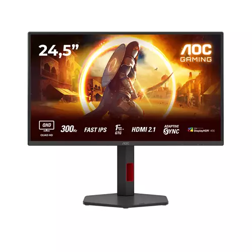 AOC G4 Q25G4SR computer monitor 62.2 cm (24.5") 2560 x 1440 pixels Quad HD LED Black Red