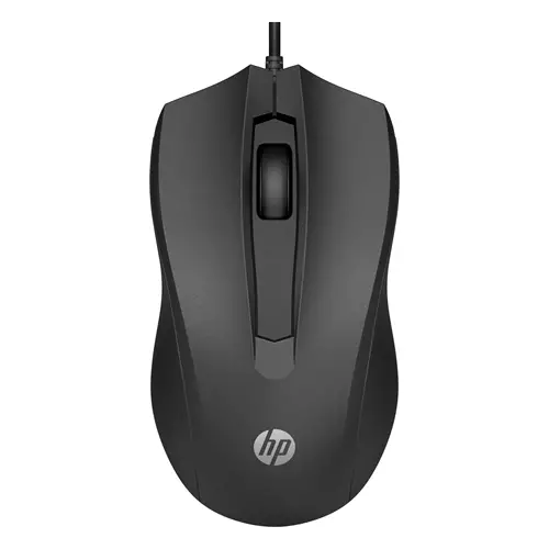 HP Wired Mouse 105. Form factor: Ambidextrous. Movement detection technology: Optical Device interface: USB Type-A Movement resolution: 1600 DPI Buttons quantity: 3 Scroll type: Wheel. Power source: Cable. Product colour: Black