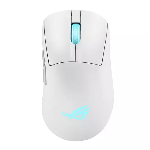 ASUS ROG Keris II Origin WHT mouse Gaming Right-hand RF Wireless + Bluetooth + USB Type-A Optical 42000 DPI