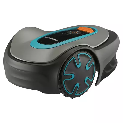 Gardena SILENO minimo. Type: Robotic lawn mower Maximum lawn area: 250 m Cutting width: 16 cm. Power source: Battery Charging time: 1.25 h Power consumption per month (max): 2.1 kWh. Width: 340 mm Depth: 520 mm Height: 220 mm