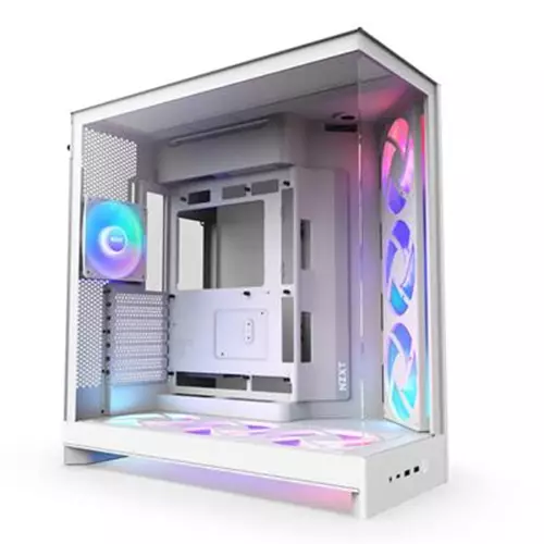 NZXT H9 Flow RGB+ Midi Tower White