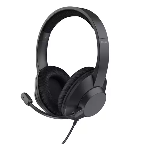 Trust Ayda Max Headset Wired Head-band Calls/Music USB Type-C / USB Type-A Black