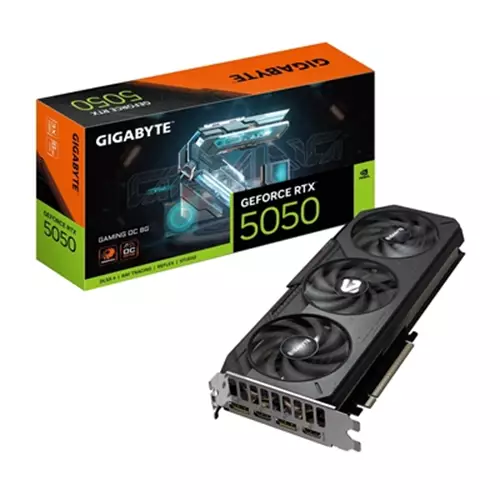 GIGABYTE GeForce RTX 5050 GAMING OC 8G Graphics Card