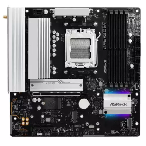 Asrock A620AM Pro RS WiFi AMD A620A Socket AM5 micro ATX