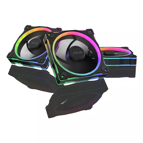 ASUS Prime MR120 Fan ARGB Black 3in1 Computer case 12 cm