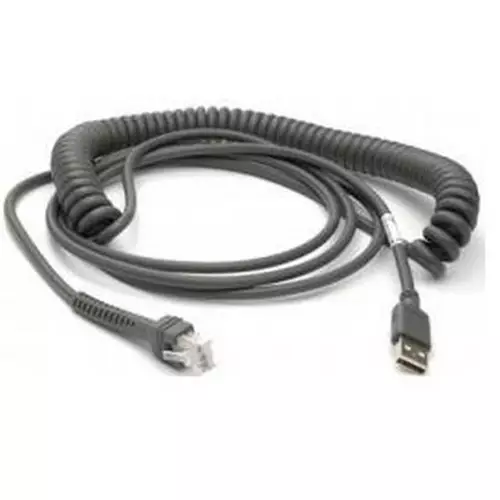 Datalogic 5m USB2.0 A. Product colour: Black Connector 1: USB A Cable length: 5 m
