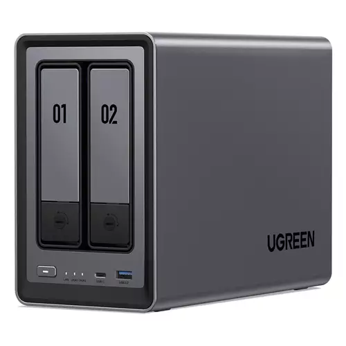 Ugreen NASync DXP2800 NAS Desktop Intel N N100 8 GB DDR5 0 TB UGOS Pro Aluminium