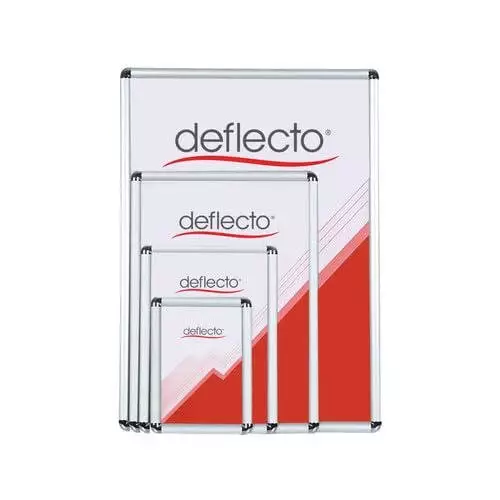 Deflecto A3 Snap Frame With Rounded Corners 25mm Silver - SFRA3S