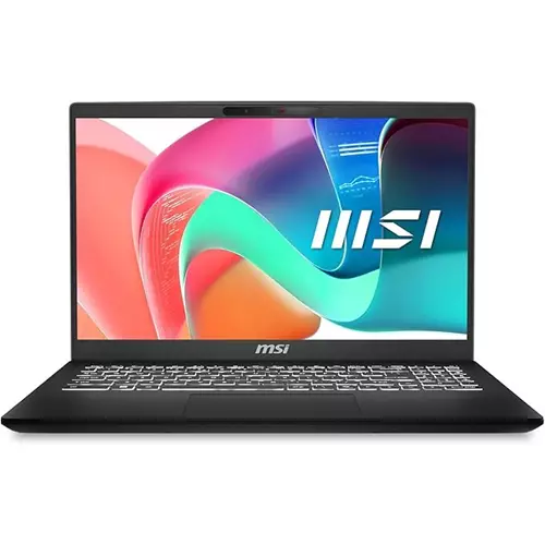 MSI Modern 15 H C2RMG-282UK Intel Core 5 210H Laptop 39.6 cm (15.6") Full HD 16 GB DDR4-SDRAM 512 GB SSD Wi-Fi 6E (802.11ax) Windows 11 Home Black