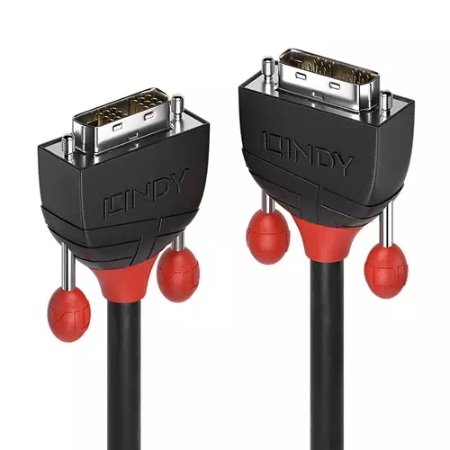 Lindy 3m DVI-D Single Link Cable Black Line