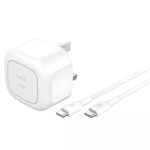 Belkin WCA008MY1MWH-B6 mobile device charger Mobile phone Tablet White USB Fast charging Indoor