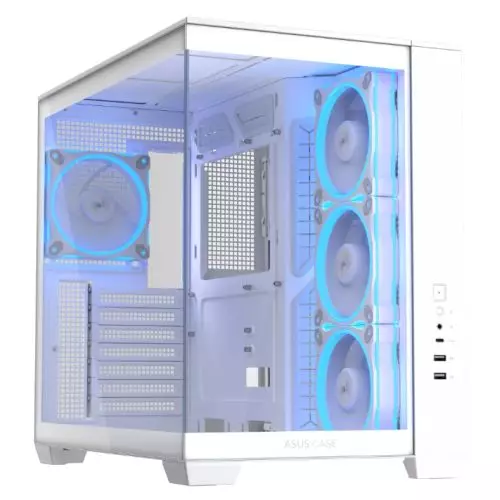 ASUS A32 Plus TG ARGB White Midi Tower