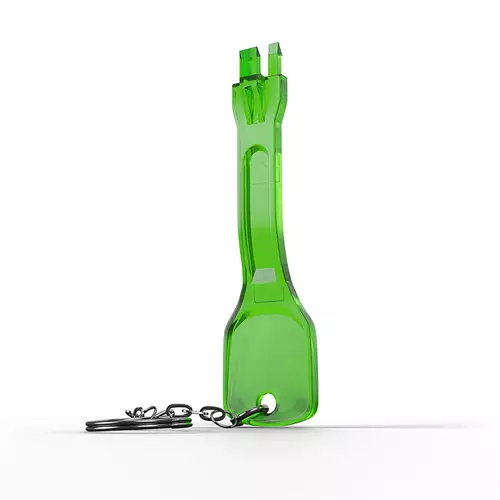 Lindy RJ45 Port Blocker Key Green
