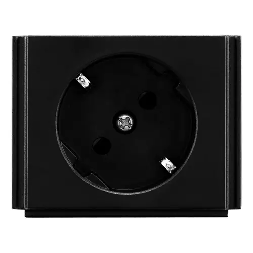 AMX HPX-P200-PC-EU outlet box Type F Black