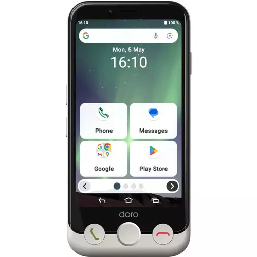 Doro Aurora A10 11.4 cm (4.5") 4 GB 64 GB 13 MP Android 14 Black White