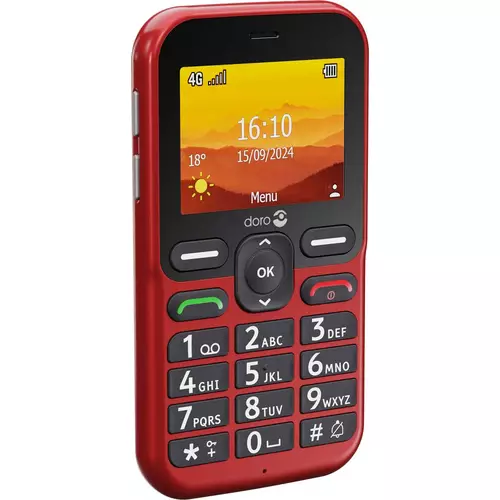 Doro Leva L10 6.1 cm (2.4inch) 118.9 g Red Senior phone