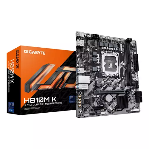 Photos - Motherboard Gigabyte H810M K  - Intel Core Ultra  CPUs 3+1+2 Phases VRM up to 6400MHz DDR5 1xPCIe 4.0 M.2 1GbE LAN (Series 2)