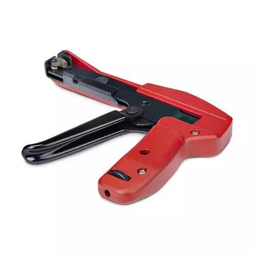 StarTech.com Nylon Cable Tie Gun Zip Tie Cable Installation and Cutter Tool Zip Tie Tensioning/Tightener Works with Nylon Zip Ties 2.4mm to 4.8mm TAA Compliant