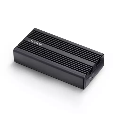 StarTech.com USB4 M.2 NVMe Enclosure 40Gbps External USB-C/Thunderbolt NVMe SSD Enclosure Aluminum Heatsink Case B+M/M-Key