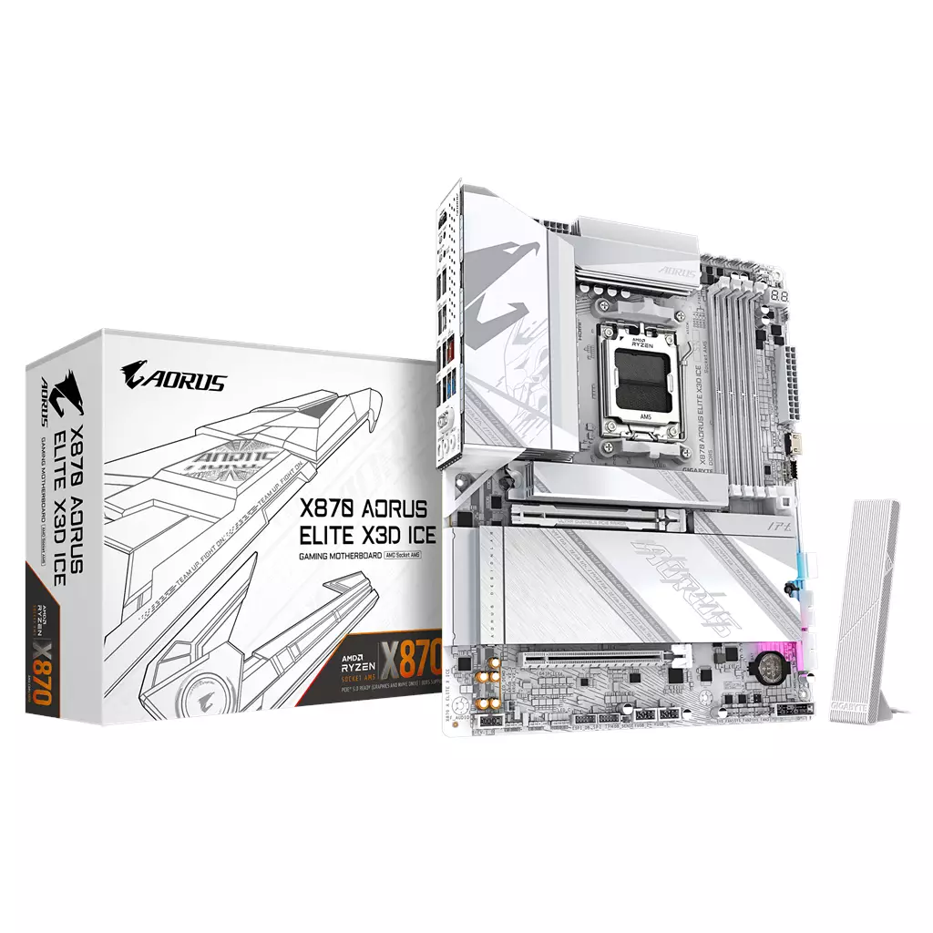 GIGABYTE X870 AORUS ELITE X3D ICE Mainboard