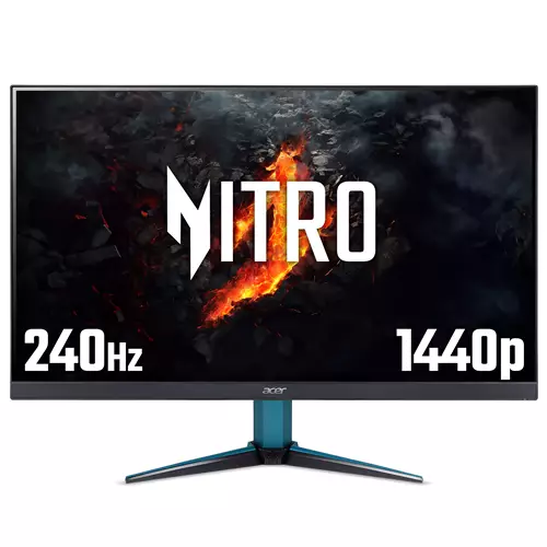 Acer NITRO VG2 Nitro VG272UW2 - 27" Quad HD (2560x1440) 240Hz 0.5ms ZeroFrame HDR400 AMD FreeSync Premium Gaming Monitor