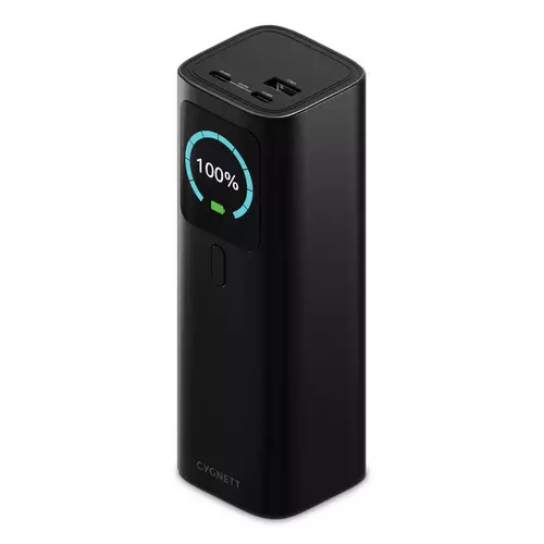Photos - Power bank Cygnett CY5381PBCHE  Lithium-Ion  27000 mAh Black (Li-Ion)
