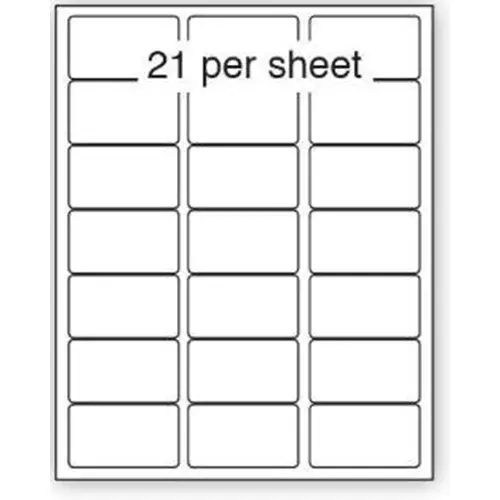 Purely Everyday A4 Matte Finish Labels 63.5x38.1mm 21 Per Sheet Box