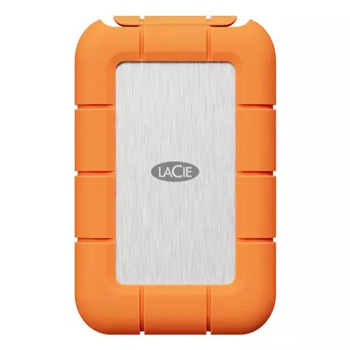 LaCie STND4000400 external solid state drive Thunderbolt technology 4 TB USB Type-C USB4 Gen 3x2 Orange Stainless steel