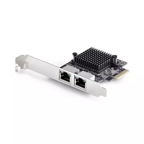 Photos - Other for Computer Startech.com 2-Port 5G Gigabit PCIe Network Adapter Card 5G/2.5G/1G/100M/10M PCI Express LAN Card Realtek RTL8126 Windows an 