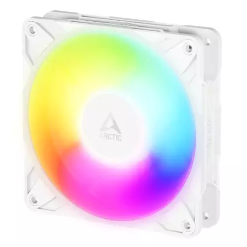 ARCTIC Freezer P12 Pro Reverse A-RGB (White) - 120 mm A-RGB PWM Fan with Cable Splitter