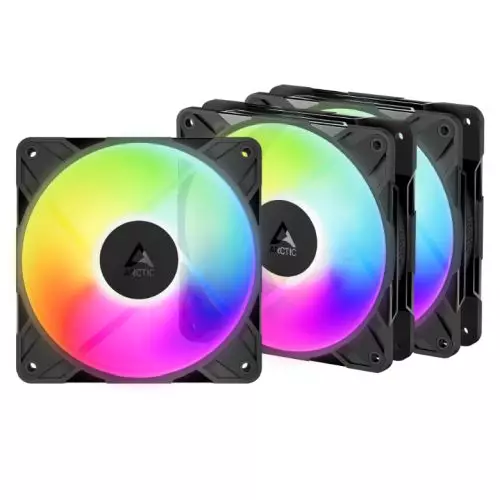 ARCTIC Freezer P12 Pro Reverse A-RGB - 3 Pack Computer case Fan 12 cm Black 3 pc(s)