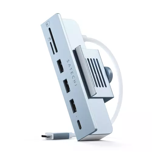 Satechi ST-UCICHB laptop dock/port replicator Wired USB 3.2 Gen 2 (3.1 Gen 2) Type-C Blue