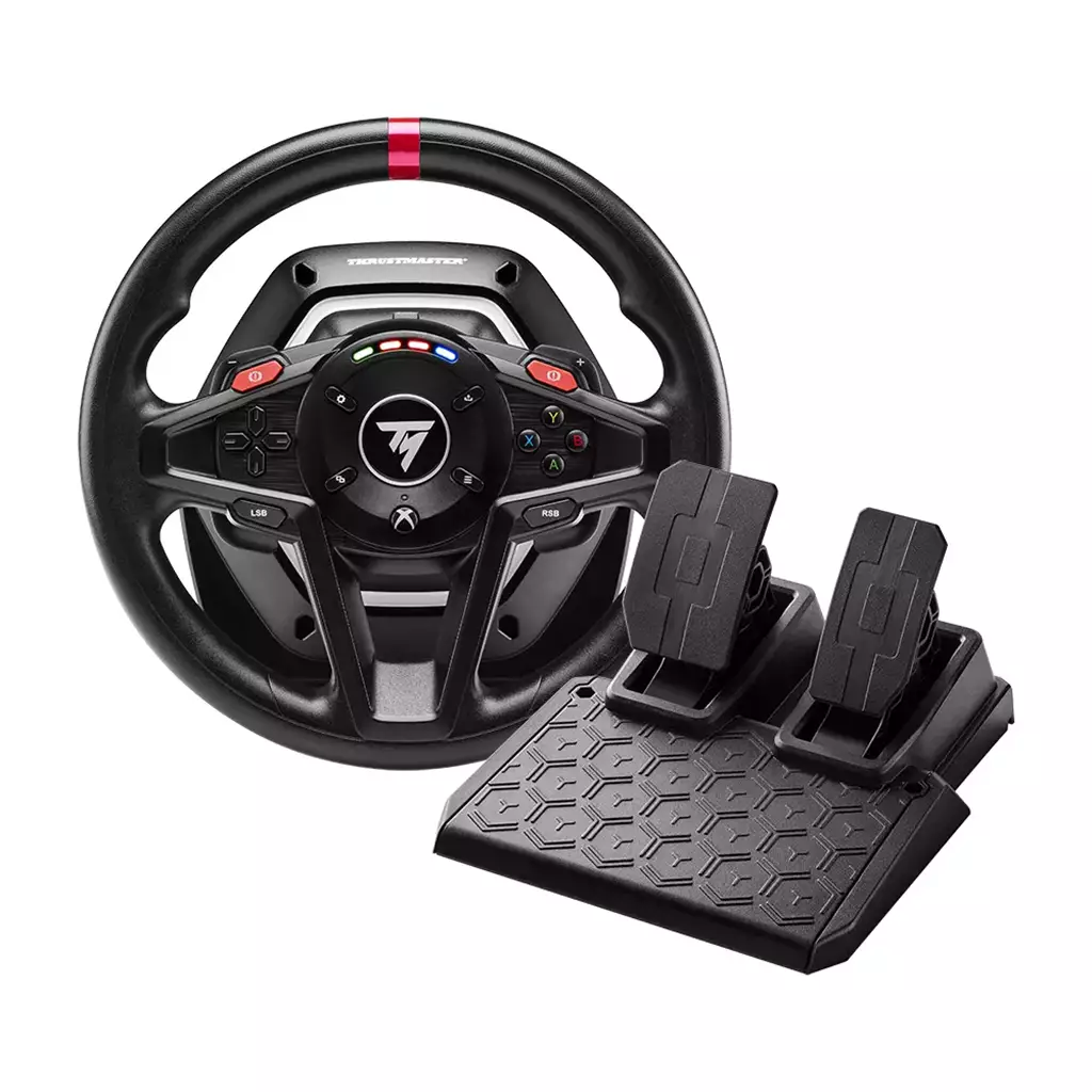 Thrustmaster T128 Shifter Pack (Black) — T128 Wheel with TH8S Shifter & T2PM Pedals for PC & Xbox One/Series X|S - Image 3