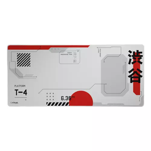 Trust GXT 759 XXL Gaming mouse pad Black Grey Red White