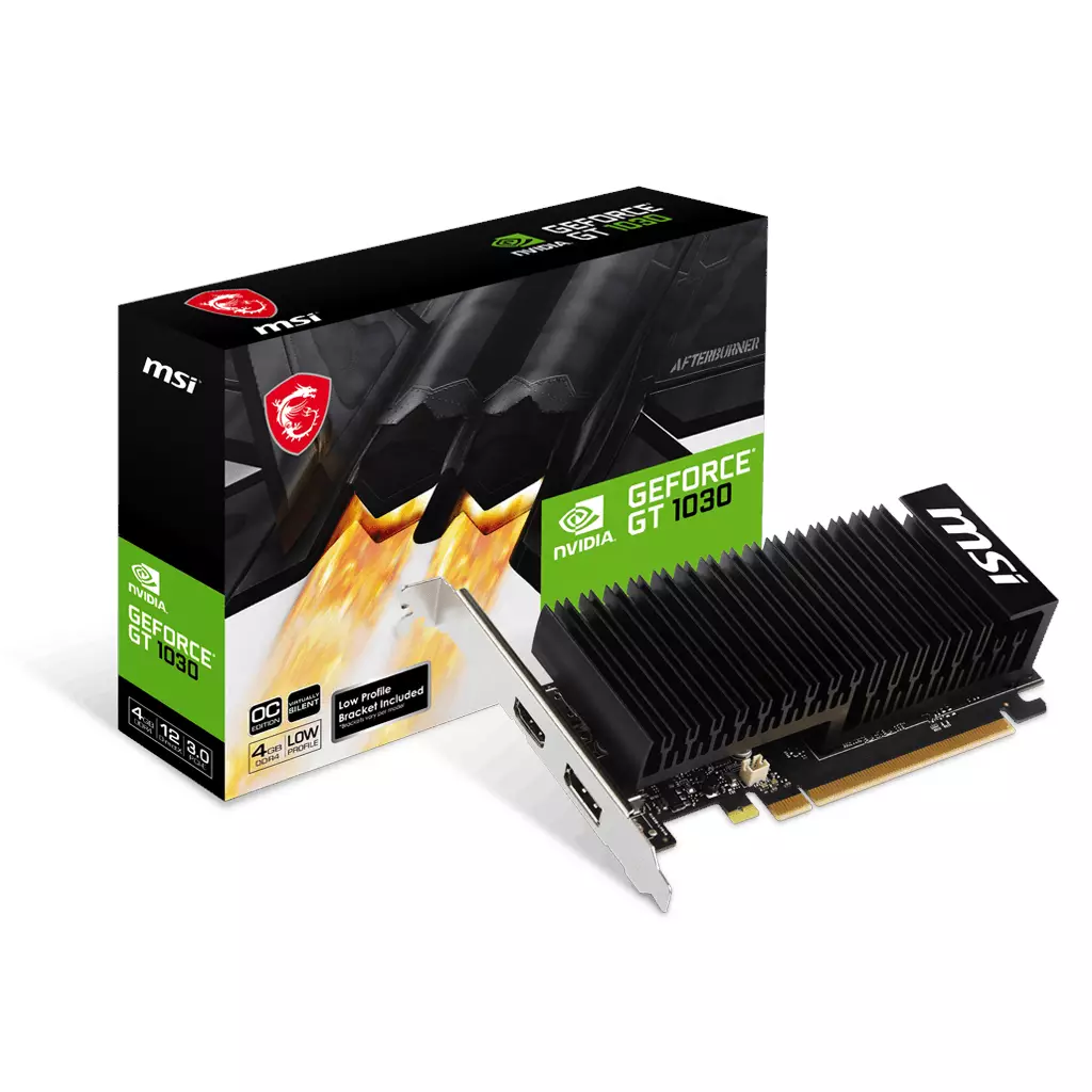 Carte graphique MSI Nvidia GeForce GT 1030 LP 4G OC
