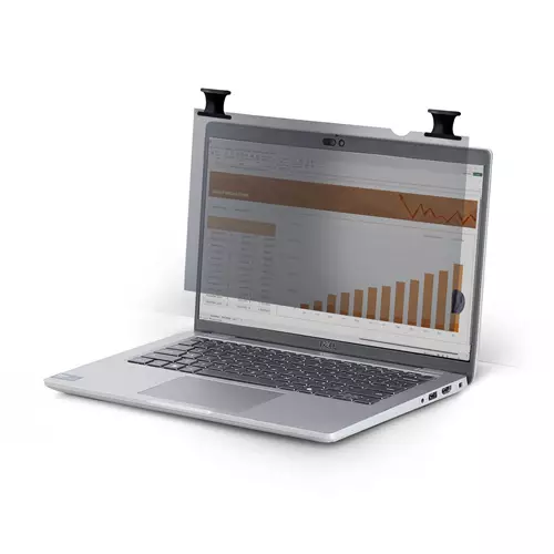 StarTech.com 13.3-inch 16:9 Bright Privacy Screen Filter with Touch Flip-Over 75% Light Transmittance Anti-Glare Privacy Filter +/- 30 Deg. View Angle