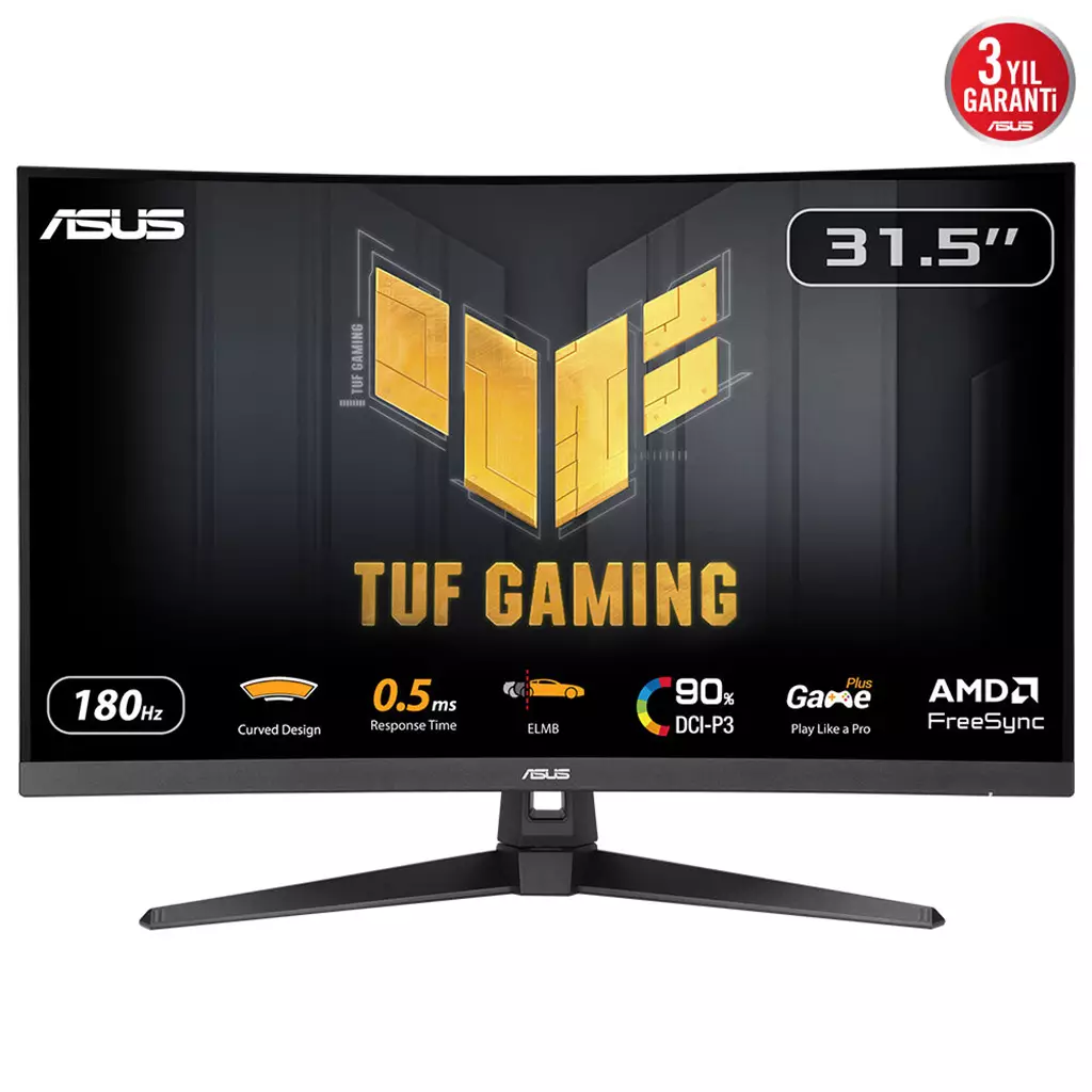 ASUS TUF Gaming VG32WQ3B 31.5-inch QHD Curved Gaming Monitor - Image 2