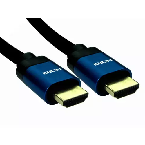 Cables Direct CDLHD8K-00BL HDMI cable 0.5 m HDMI Type A (Standard) Black Blue
