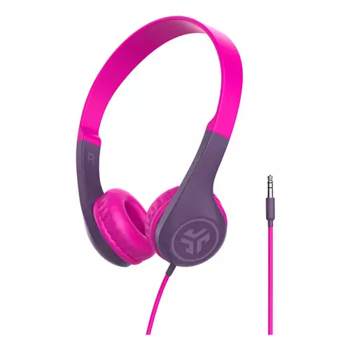 JLab JBuddies Pop Headset Wired Head-band Music/Everyday Pink