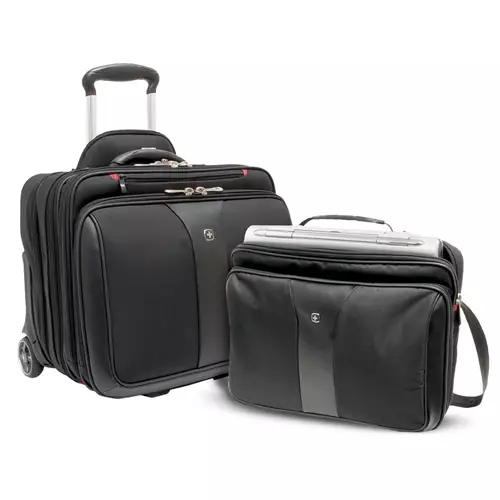 Wenger/SwissGear 600662. Case type: Trolley case Maximum screen size: 43.2 cm (17") Carrying handle(s). Weight: 1.2 kg. Surface coloration: Monochromatic