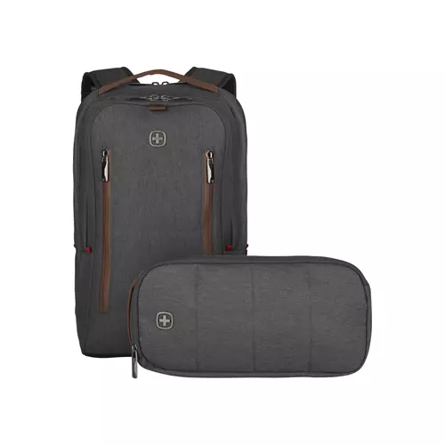 Wenger/SwissGear CityUpgrade 16". Case type: Backpack Maximum screen size: 40.6 cm (16") Number of front pockets: 2 Carrying handle(s). Weight: 800 g. Surface coloration: Monochromatic