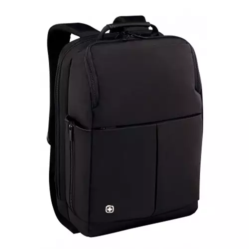 Wenger/SwissGear Reload 14. Case type: Backpack case Maximum screen size: 35.6 cm (14") Number of compartments: 2 Interior material: Polyester Carrying handle(s). Weight: 1 kg. Surface coloration: Monochromatic