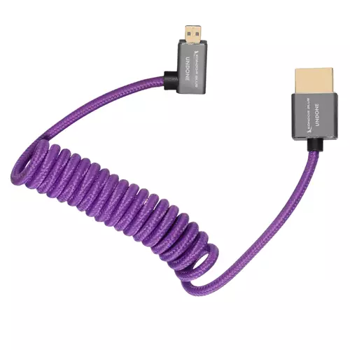 Photos - Cable (video, audio, USB) Kondor Blue KB-MC-FHDMI12L-P HDMI cable 0.61 m HDMI Type A  HDMI Type D (Micro) Violet (Standard)