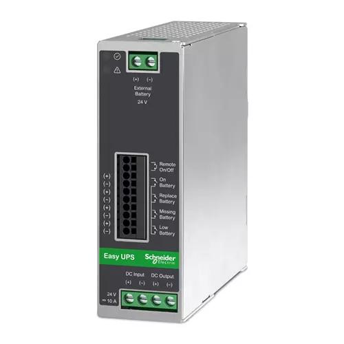 APC BVS480XDPDR 24V DC UPS 480Watt 24V 20A DIN-Rail mounting Power Module without battery