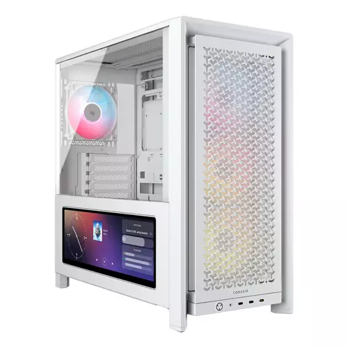 Corsair FRAME 4000D LCD RS ARGB Midi Tower White
