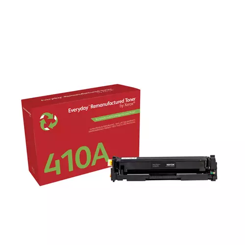 Everyday Black Remanufactured Toner by Xerox compatible with HP 410A (CF410A) Standard capacity